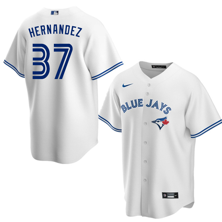 Nike Men #37 Teoscar Hernandez Toronto Blue Jays Baseball Jerseys Sale-White